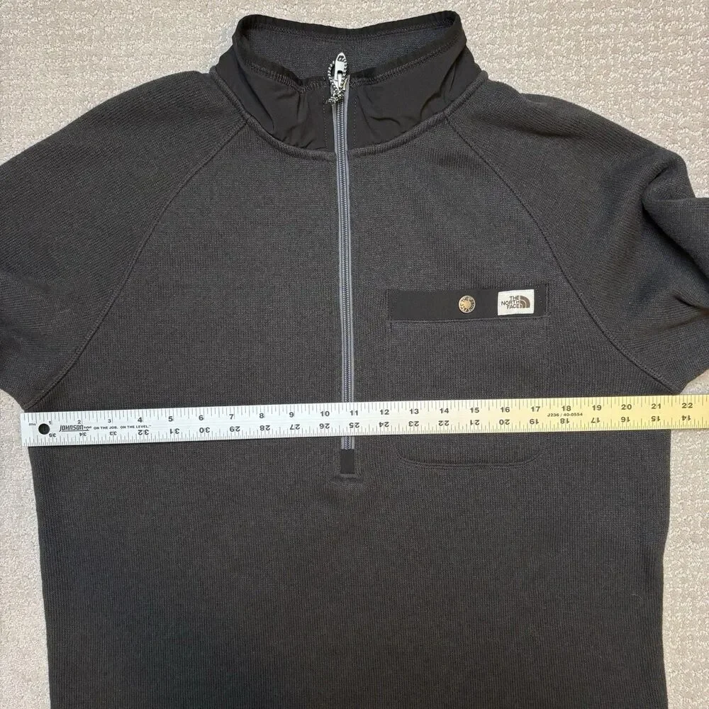 The North Face Gordon Lyons 1/4 Zip Pullover Fleece Jacket Men’s M Grey Gorpcore